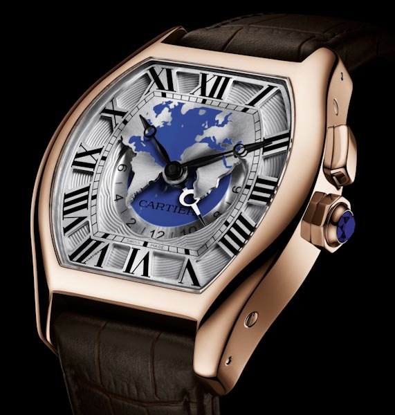 Cartier Tortue multiple time zone